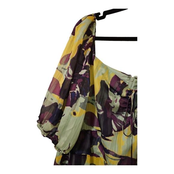 NEW YORK & COMPANY Floral Print  Maxi Dress - Size 1X - Picture 10 of 10